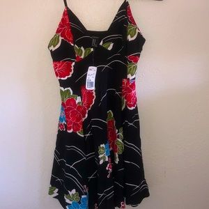 Forever 21 floral fit and flare mini dress